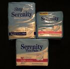 Vintage 1990's Stayfree Serenity Bladder Protection Pads Lot Of 3 -Very Rare Lot