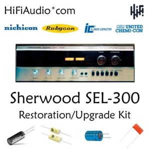 Sherwood  SEL-300 restoration recap repair service rebuild kit filter capacitor - Picture 1 of 5