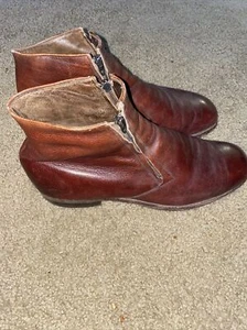 Allen Edmonds York Chukka Zipper Zip Up Ankle Boots Men's Size 11d Ostendo 80883 - Picture 1 of 9
