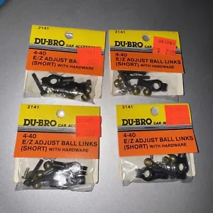 DU-BRO RC Car Accessories 4-40 E/Z Adjust Ball Links Short - Picture 1 of 1