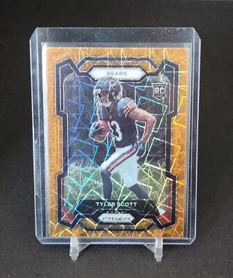 2023 Panini Prizm  Lazer  #315 Tyler Scott Rookie Chicago Bears RC  - Image 1 of 2