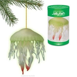Jellyfish Christmas tree decoration GLOW IN THE DARK bauble Archie Mcphee
