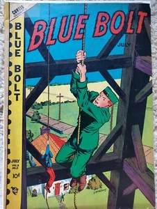 BLUE BOLT V.9 #2 VG/FN 5.0 PREMIUM GROUP 7/1948 - Picture 1 of 2