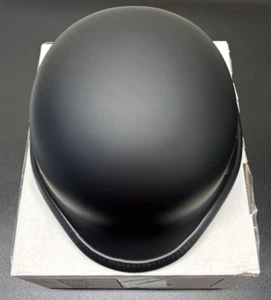 Medio casco para motocicleta negro mate FMVSS 218 aprobado por puntos MED (57-58 CM) HY-809 - Imagen 1 de 19