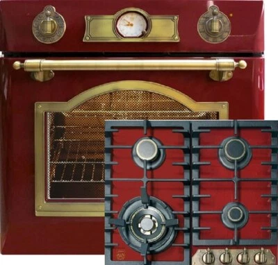 Herd Set Kaiser  Einbau Backofen Eh 6355 Rot +Gas-Kochfeld 60 cm - Bild 1 von 4