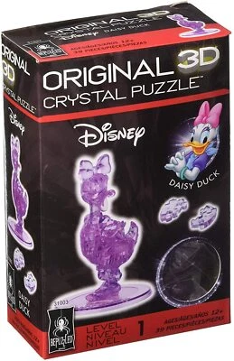 Rompecabezas BePuzzled Original Cristal 3D 2015 Disney Púrpura Pato Margarita Foto 1 de 2