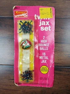 Vtg 1980 Chemtoy Jax Ball Game Bouncy Ball Metal Jacks No.231 Murphys Dept Store - Picture 1 of 5
