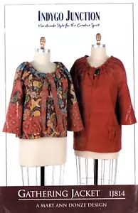 Art Jacket Indygo Junction Sz S-XXL Sewing Craft Pattern OOP RARE - Picture 1 of 2