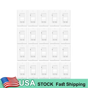 20PK 3 Way Dimmer Switch for Dimmable 150W LED CFL Light,15A 120V,ETL Listed - Picture 1 of 10