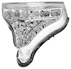 Lanterna traseira Ako Racing LED transparente 2009-2011 Ducati Streetfighter  - Imagem 1 de 1