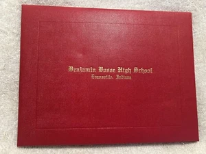 1956 Evansville Bosse Abitur Margaret Ann Couch IN in rotem Ordner - Bild 1 von 5