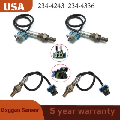 Sensor de oxígeno O2 de 4 piezas para GMC Savana 2008-2014 y Chevrolet Express 1500 2500 3500 Foto 1 de 4