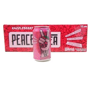 Peace Tea Razzleberry Himbeergeschmack Eistee - 12 oz (12er Pack) - Bild 1 von 7