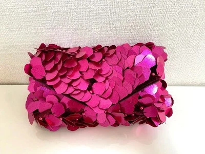 Dries Van Noten Bolso de Mano de Cuero Rosa Bolso sin asas Nuevo con Bolsa para el Polvo Auténtico Fr Foto 1 de 4