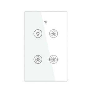 WiFi RF Smart Ceiling Fan Light Switch Smart Life/Tuya APP Remote Speed Control - Picture 1 of 27