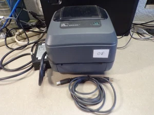 Zebra GX430t Thermal Label Printer With Adaptor, Printer cable - Picture 1 of 9