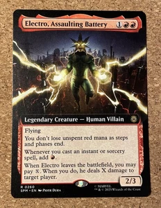 Spider-Man MTG Electro, Assaulting Battery Extended Art 260 Englisch NM Non-Foil - Bild 1 von 4