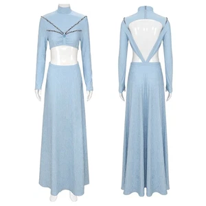 Cosplay Star Wars Padmé Amidala Court Long Dress Gown Halloween Costumes Suits - Picture 1 of 11