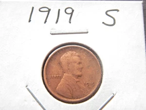 1919 (S) Lincoln Penny - Picture 1 of 2
