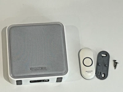 Timbre inalámbrico portátil Honeywell DC915XX + timbre (blanco) Foto 1 de 4