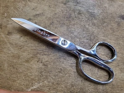 Vintage Gingher 6” Sewing Scissors, 3” Blade Length, Chrome, Made In Italy Sharp - Image 1 of 4