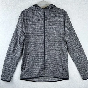 Lululemon Surge Warm Hoodie Mens M Heathered Grey Full Zip Jacket Athleisure - Picture 1 of 11