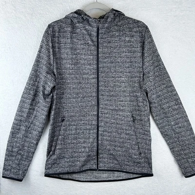 Lululemon Surge Warm Hoodie Mens M Heathered Grey Full Zip Jacket Athleisure - Image 1 of 4