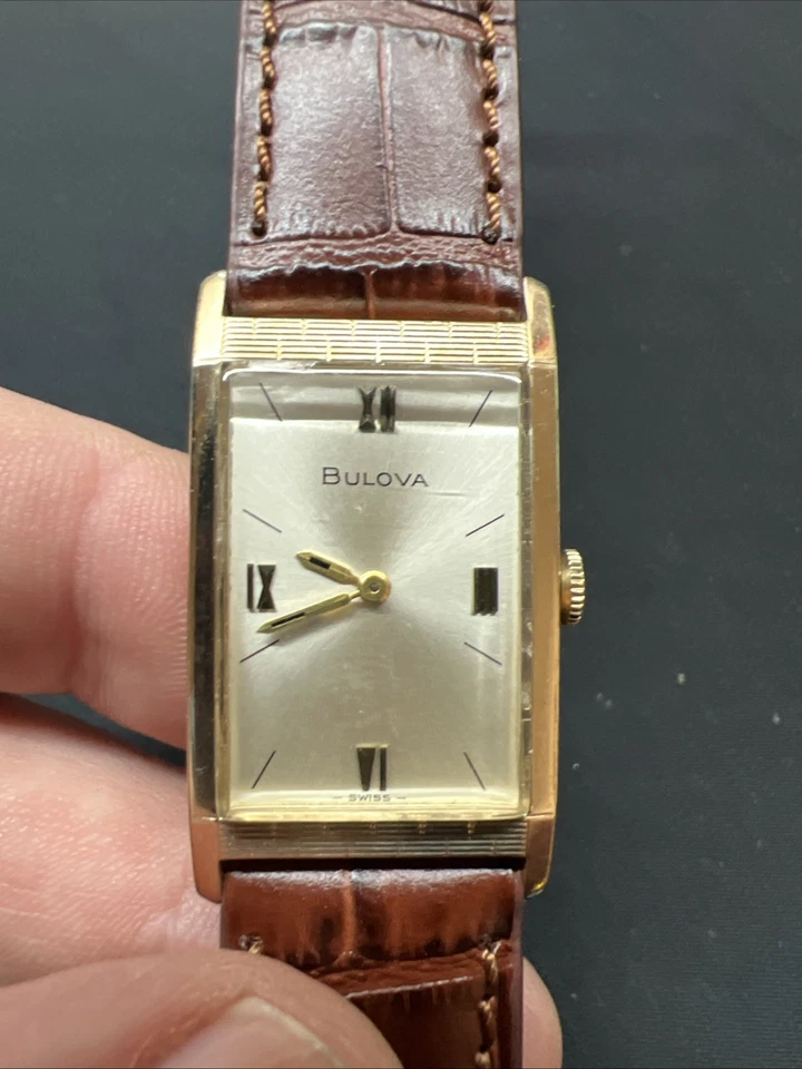 Vintage 1967 Bulova Banker CC - Mens Watch - New Leather Strap - Outstanding - Image 1 of 4