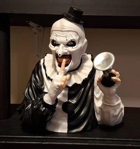 TERRIFIER: ART THE CLOWN 10" KERAMIKBÜSTE (SPIRIT HALLOWEEN) US-IMPORT PLZ LESEN - Bild 1 von 7