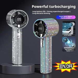 BlingRhinestones HighSpeed Handventilator Mini Tragbarer Lüfter Outdoor Sale Ñ - Bild 1 von 23