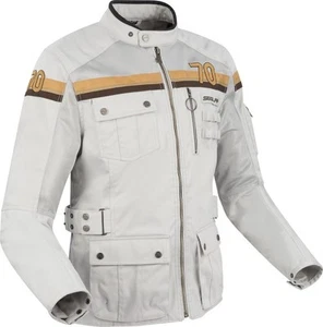 PANTALONI MOTO VINTAGE SEGURA MOJO GREY BROWN TG XXL - Imagen 1 de 7