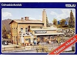 Pola 840 HO Scale Galvanizing Plant Works Plastic Building Kit - Image 1 of 2