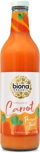 Biona Organic Carrot Juice 750Ml Pack of 6 - Immediately Pressed after Harves... - Picture 1 of 12