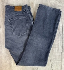 Gap 1969 Straight Corduroy Pants Faded Blue Grey Mens Size 32X32 (Actual 34X30) - Picture 1 of 19