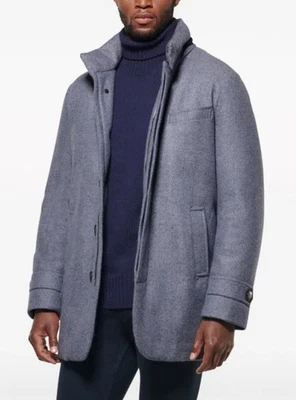 Norwegian Wool Herringbone Padded Hooded Jacket $1,795 - Image 1 of 4