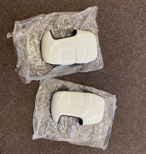 Ford Transit Mirror ARMOUR Long Arm WHITE (PAIR) MK8 discounted TO CLEAR RM335 - Picture 1 of 6
