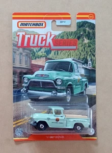 MATCHBOX TRUCK SERIES -57 GMC STEPSIDE PICKUP NATIONAL PARKS (GREEN) 12/12 - Picture 1 of 2