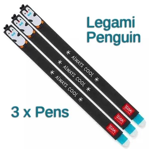 Bolígrafos de gel borrables Penguin Legami 3 bolígrafos £6,00 entregados - Imagen 1 de 12