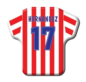 Calamita Simile a T-Shirt 2000/2001 Atletico Madrid 17 Jean-François Hernandez - Picture 1 of 9