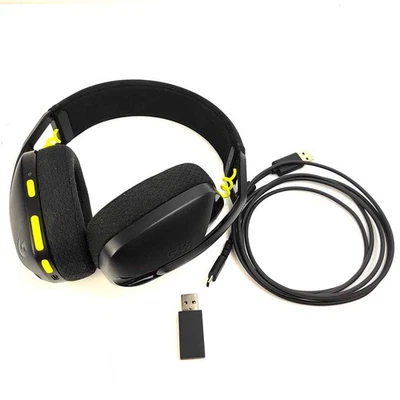 Logitech G435 - Wireless Gaming Headset - Schwarz/Gelb Zustand: gut - Bild 1 von 2
