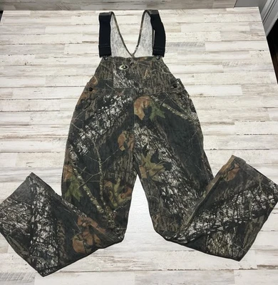 mossy oak camo overalls explorer bib YOUTH XL 16/18 hunt adjustable uninsulated - Image 1 of 4