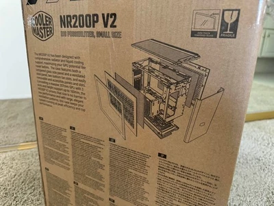 Cooler Master NR200P V2 Mini-ITX Case - Black (Open Box, read desc) — 第 1/2 张图片