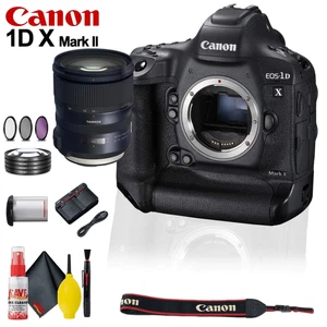 Canon EOS-1D X Mark II DSLR Camera (Body Only) + 24-70mm Lens + Filter Kit - Picture 1 of 6