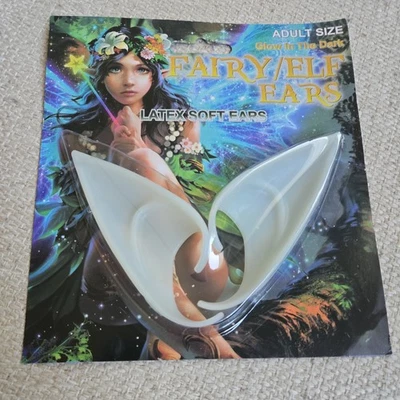 Fairy Pixie Elf Orc Gremlin Gnome Anime  Cosplay Garb Glow in the Dark Ears - Image 1 of 4