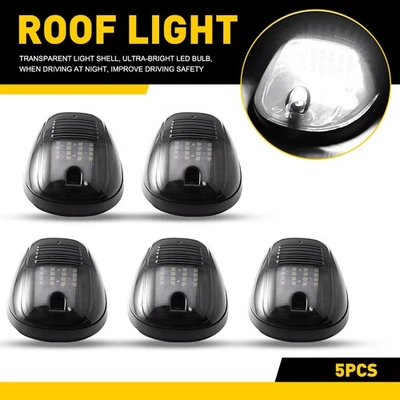 5 件装道奇 Ram 1500/2500/3500/4500/5500 LED 车顶驾驶室灯白色灯 — 第 1/4 张图片