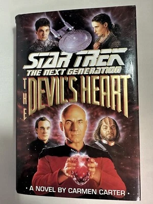 STAR TREK Next Generation "Devil’s Heart" Carter 1993 Hardcover FREE SHIPPING - Image 1 of 2