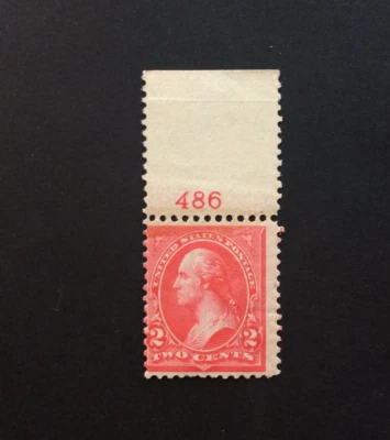 BroadviewStamps USA #267 MLH plate single 486. - Image 1 of 2