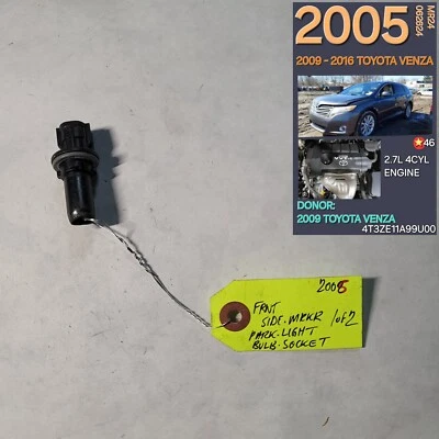 ⭐⭐OEM 2009-2016 TOYOTA VENZA MARCADOR FRONTAL PARK BOMBILLA ENCHUFE⭐⭐ Foto 1 de 3