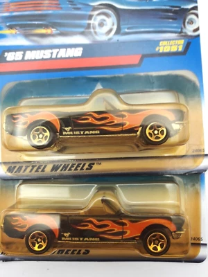 Новый Hot Wheels 2 x ' 65 Mustang кабриолет коллекционер # 1051 -- 1999 - Изображение 1 из 4