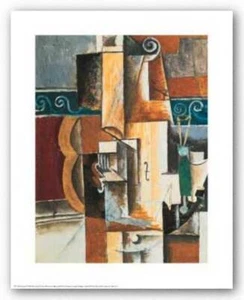 Violine und Gitarre von Pablo Picasso Museum Kunstdruck 24x30 - Bild 1 von 1